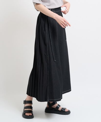 Saharaさん専用マルジェラ期 膝丈スカート Aライン 2way レザー