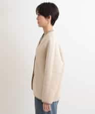 ZMJAB42190 al'aise modulation(アレーズモジュレーション) リバーシブルボアジャケット ベージュ