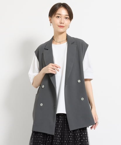 ZMJAB45200 al'aise modulation テーラードダブルジレ