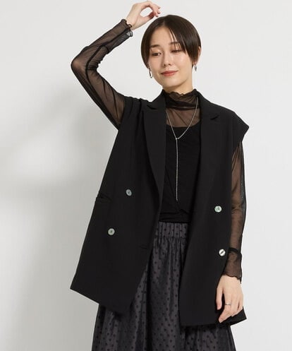 ZMJAB45200 al'aise modulation テーラードダブルジレ