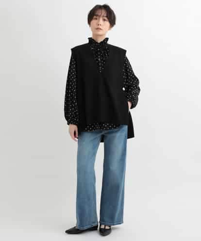 ZMJAB67148  Vネックロングベスト