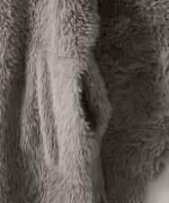 ZMJAE20199 al'aise modulation(アレーズモジュレーション) フェザーヤーンコーディガン グレー