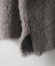 ZMJAE20199 al'aise modulation(アレーズモジュレーション) フェザーヤーンコーディガン グレー