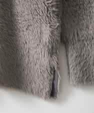 ZMJAE20199 al'aise modulation(アレーズモジュレーション) フェザーヤーンコーディガン グレー