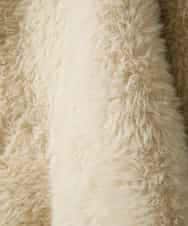 ZMJAE21189 al'aise modulation(アレーズモジュレーション) 【洗える】フェイクファー衿付ジャケット アイボリー