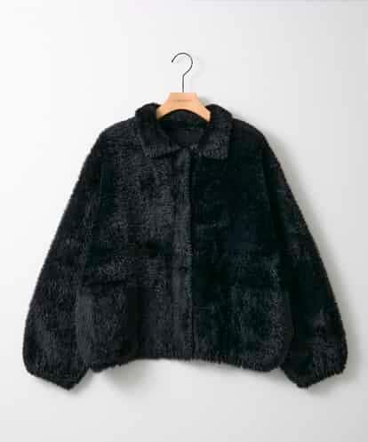 ZMJAE21189 al'aise modulation 【洗える】フェイクファー衿付ジャケット