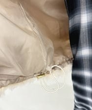 ZMJAE25150 al'aise modulation(アレーズモジュレーション) フェイクファージップアップデザインベスト ベージュ