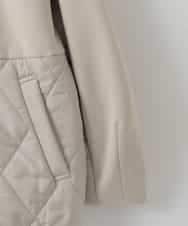 ZMJAE27160 al'aise modulation(アレーズモジュレーション) 異素材ドッキングフードジャケット ダークグレー