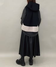 ZMJAE38138 al'aise modulation(アレーズモジュレーション) 切り替えデザインダウンベスト ベージュ