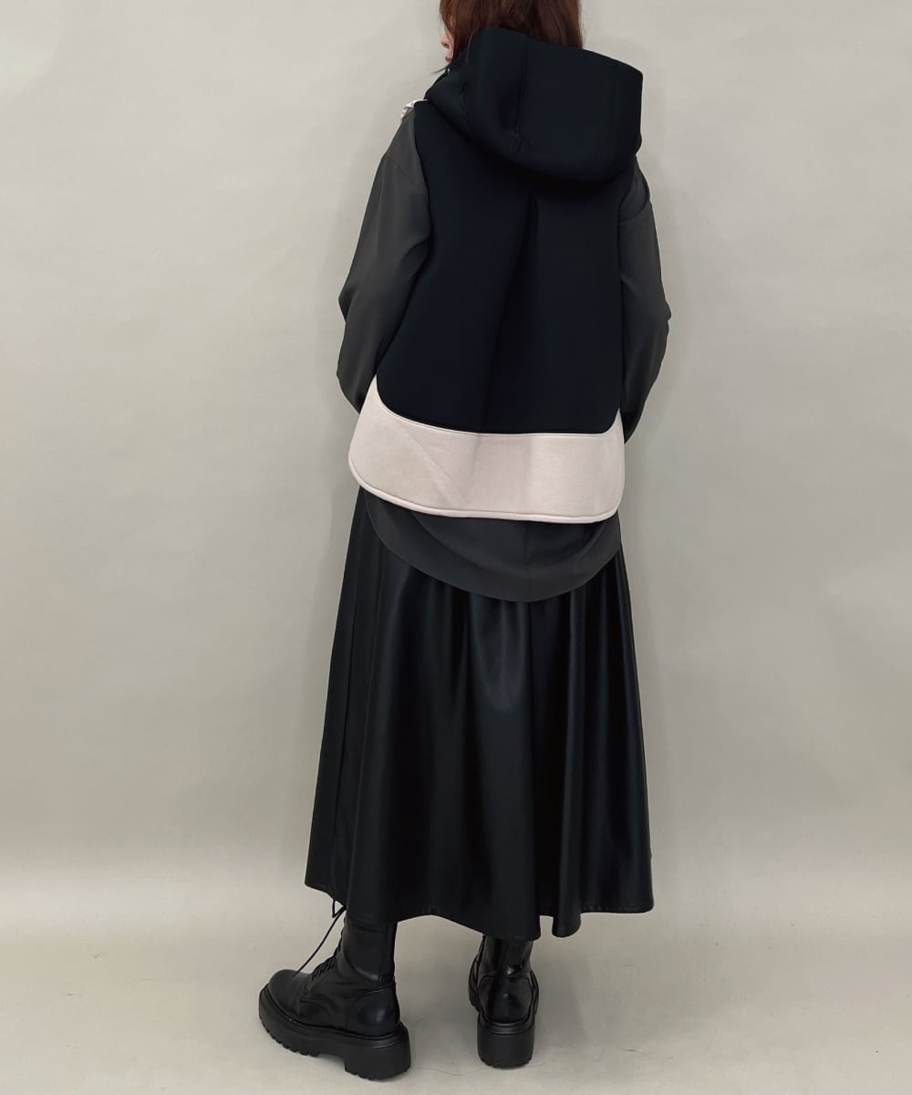 ZMJAE38138 al'aise modulation(アレーズモジュレーション) 切り替えデザインダウンベスト ベージュ