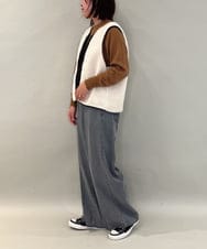 ZMJAE44290 al'aise modulation(アレーズモジュレーション) 【ライナー付き】衿付きフーディーブルゾン ブラック