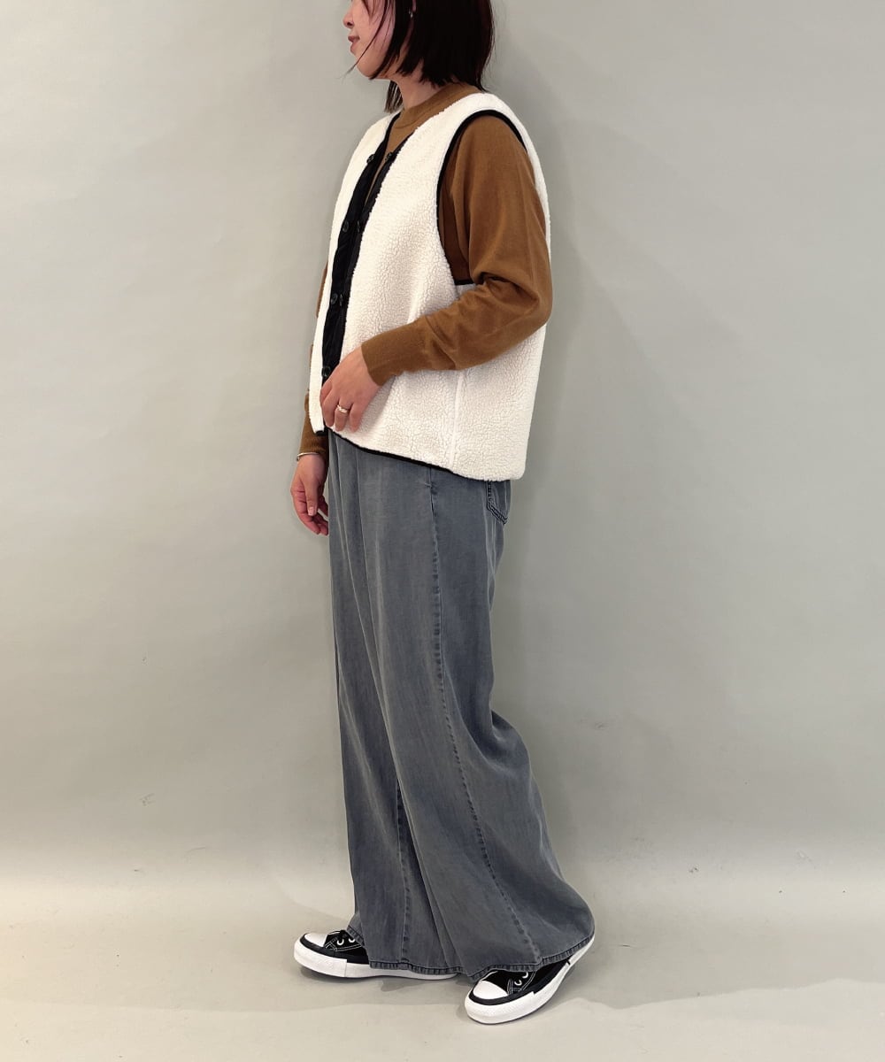 ZMJAE44290 al'aise modulation(アレーズモジュレーション) 【ライナー付き】衿付きフーディーブルゾン ブラック