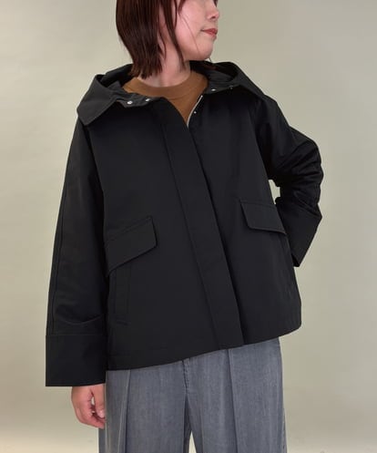 ZMJAE44290 al'aise modulation 【ライナー付き】衿付きフーディーブルゾン