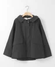 ZMJAE44290 al'aise modulation(アレーズモジュレーション) 【ライナー付き】衿付きフーディーブルゾン ブラック