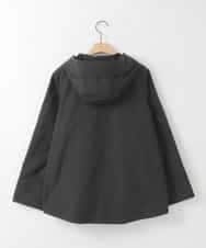 ZMJAE44290 al'aise modulation(アレーズモジュレーション) 【ライナー付き】衿付きフーディーブルゾン ブラック