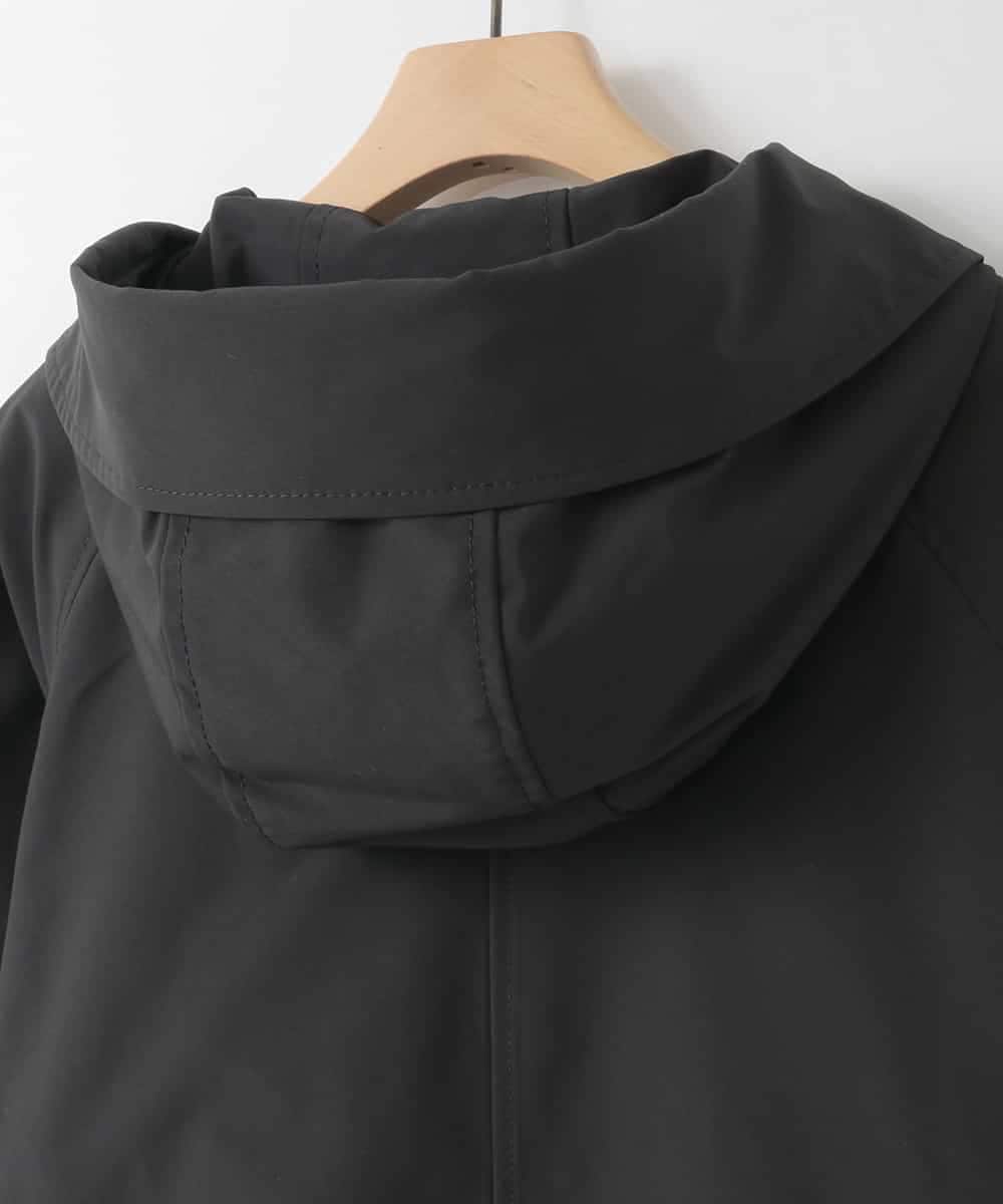 ZMJAE44290 al'aise modulation(アレーズモジュレーション) 【ライナー付き】衿付きフーディーブルゾン ブラック