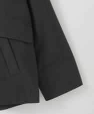 ZMJAE44290 al'aise modulation(アレーズモジュレーション) 【ライナー付き】衿付きフーディーブルゾン ブラック