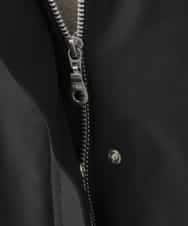 ZMJAE44290 al'aise modulation(アレーズモジュレーション) 【ライナー付き】衿付きフーディーブルゾン ブラック