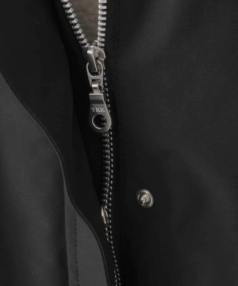 ZMJAE44290 al'aise modulation(アレーズモジュレーション) 【ライナー付き】衿付きフーディーブルゾン ブラック