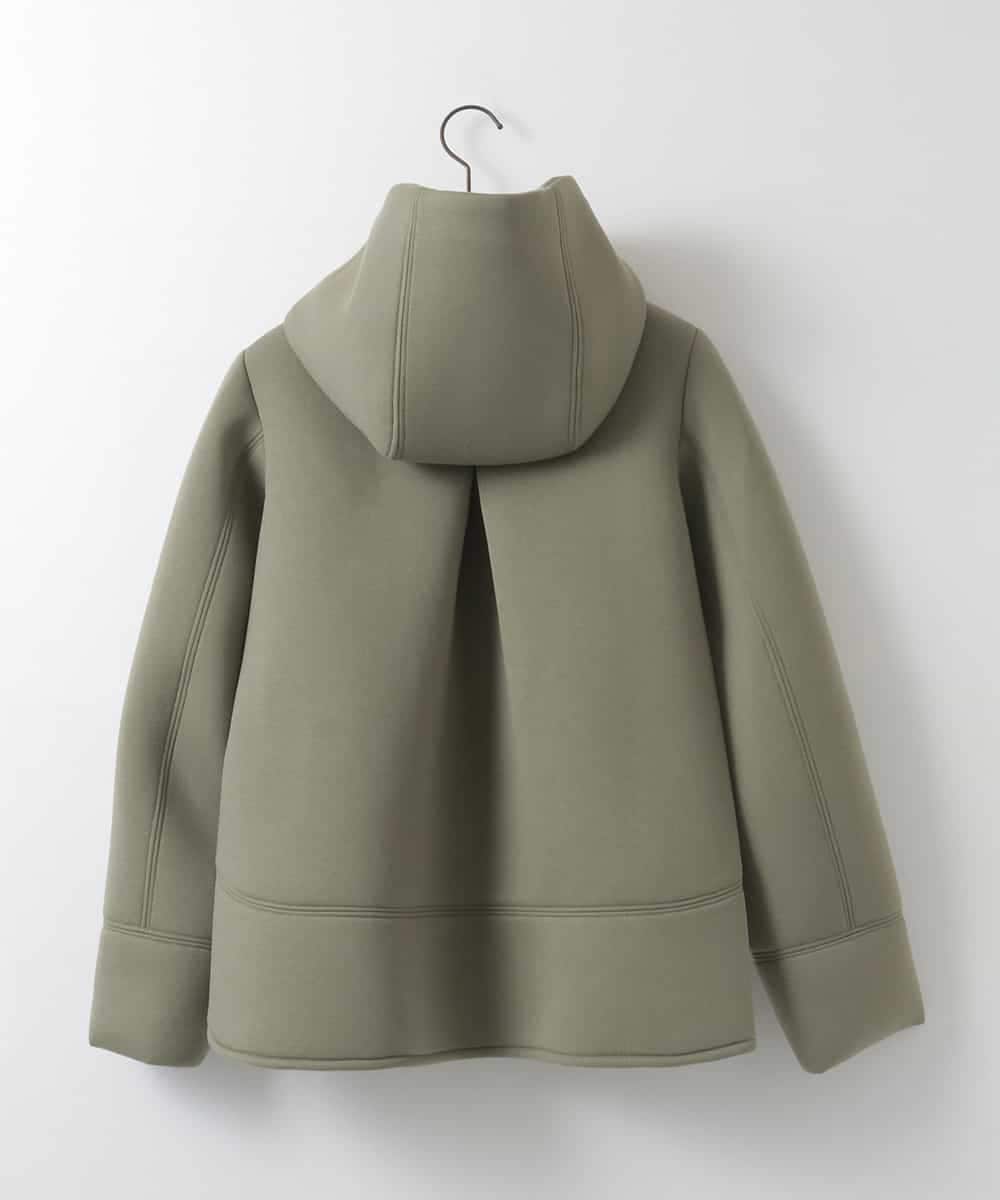 ZMJAE45158 al'aise modulation(アレーズモジュレーション) 異素材ジョイントフーディーブルゾン カーキ