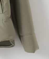 ZMJAE45158 al'aise modulation(アレーズモジュレーション) 異素材ジョイントフーディーブルゾン カーキ