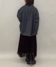 ZMJAE47220 al'aise modulation(アレーズモジュレーション) 中綿キルティングデニムジャケット ブラック