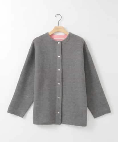 ZMJAE52140 al'aise modulation 【洗える】配色アクセントデザインニットコーディガン