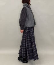 ZMJAE55160 al'aise modulation(アレーズモジュレーション) ドロストジップアップダウンベスト ライトグレー