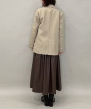 ZMJAE56180 al'aise modulation(アレーズモジュレーション) ダブルブレストジャケット ベージュ