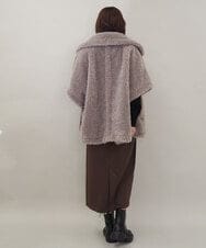 ZMJAE64280 al'aise modulation(アレーズモジュレーション) ファーケープジャケット グレー