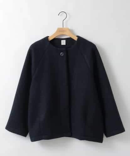 ZMJAE65180 al'aise modulation 【日本製】ブークレノーカラーコート