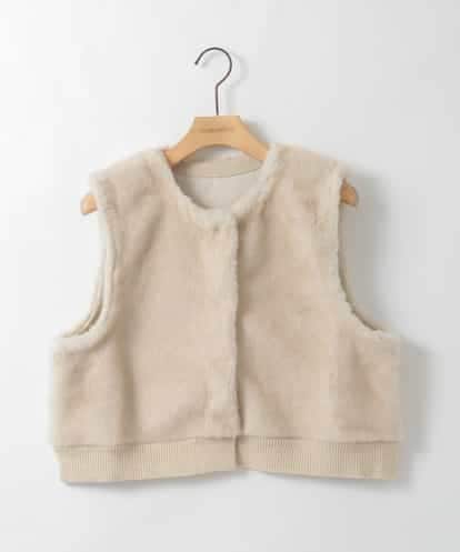 ZMJAE66130 al'aise modulation 【洗える】リブジョイントファーベスト