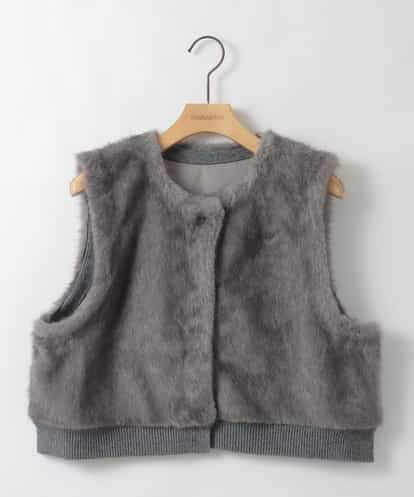 ZMJAE66130 al'aise modulation 【洗える】リブジョイントファーベスト