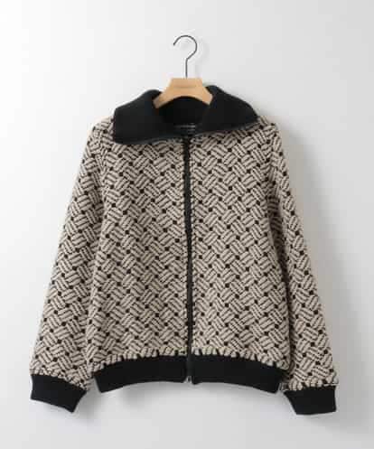 ZMJAE69268 al'aise modulation リブジョイントニットジャケット