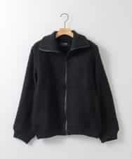 ZMJAE69268 al'aise modulation(アレーズモジュレーション) リブジョイントニットジャケット ブラック