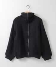 ZMJAE69268 al'aise modulation(アレーズモジュレーション) リブジョイントニットジャケット ブラック