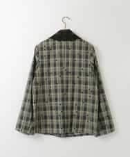 ZMJAH49298 al'aise modulation(アレーズモジュレーション) 【2WAY】付け襟付きドット柄ジャケット ベージュ