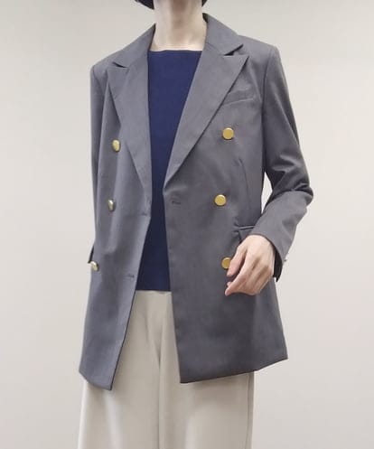 ZMJAT21270 al'aise modulation ダブルブレストジャケット