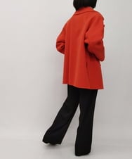 ZMJAT43380 al'aise modulation(アレーズモジュレーション) メルトンショートコート オレンジ