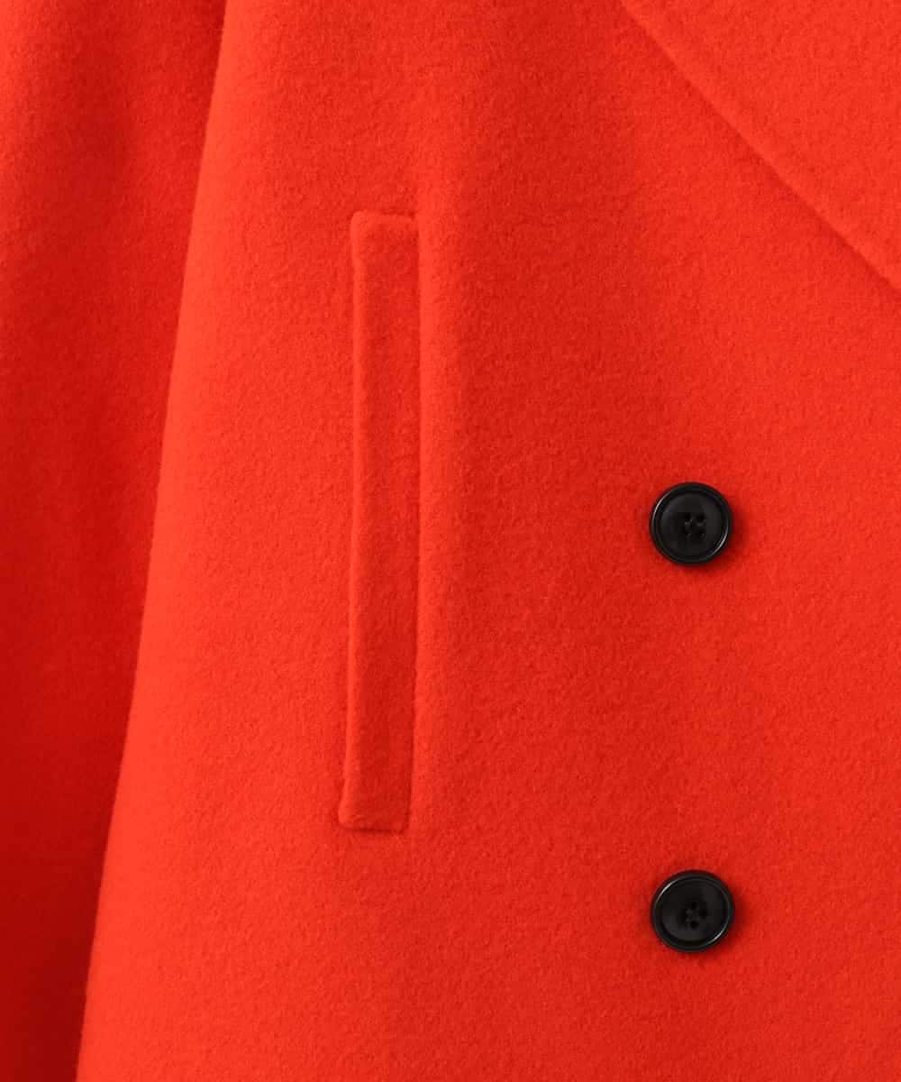 ZMJAT43380 al'aise modulation(アレーズモジュレーション) メルトンショートコート オレンジ