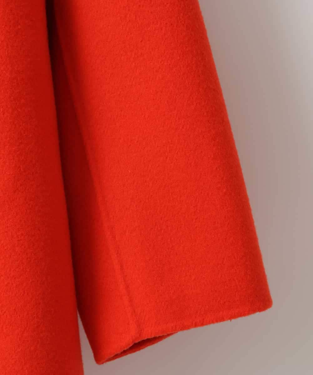 ZMJAT43380 al'aise modulation(アレーズモジュレーション) メルトンショートコート オレンジ