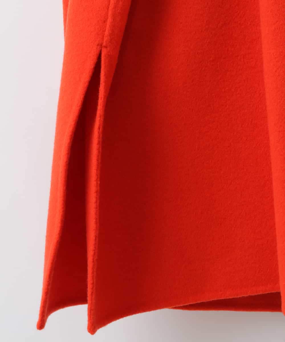 ZMJAT43380 al'aise modulation(アレーズモジュレーション) メルトンショートコート オレンジ