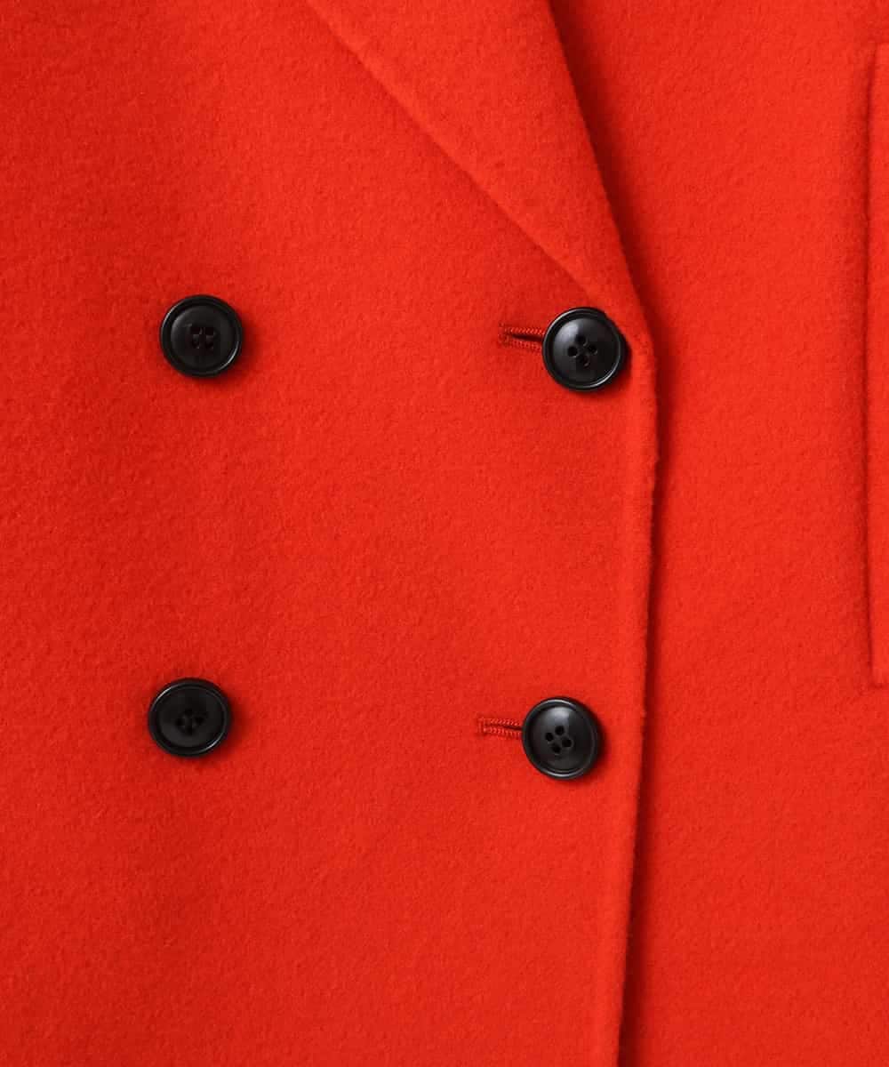 ZMJAT43380 al'aise modulation(アレーズモジュレーション) メルトンショートコート オレンジ