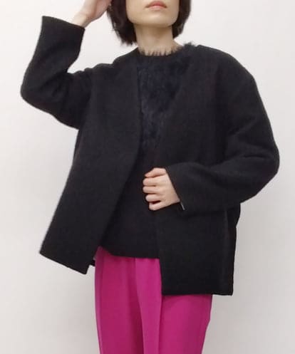 ZMJAT49360  ツイードノーカラージャケット