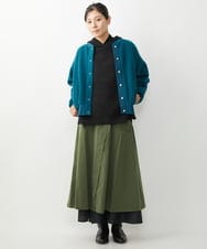 ZMJAT50220 al'aise modulation(アレーズモジュレーション) スライバーブルゾン グリーン