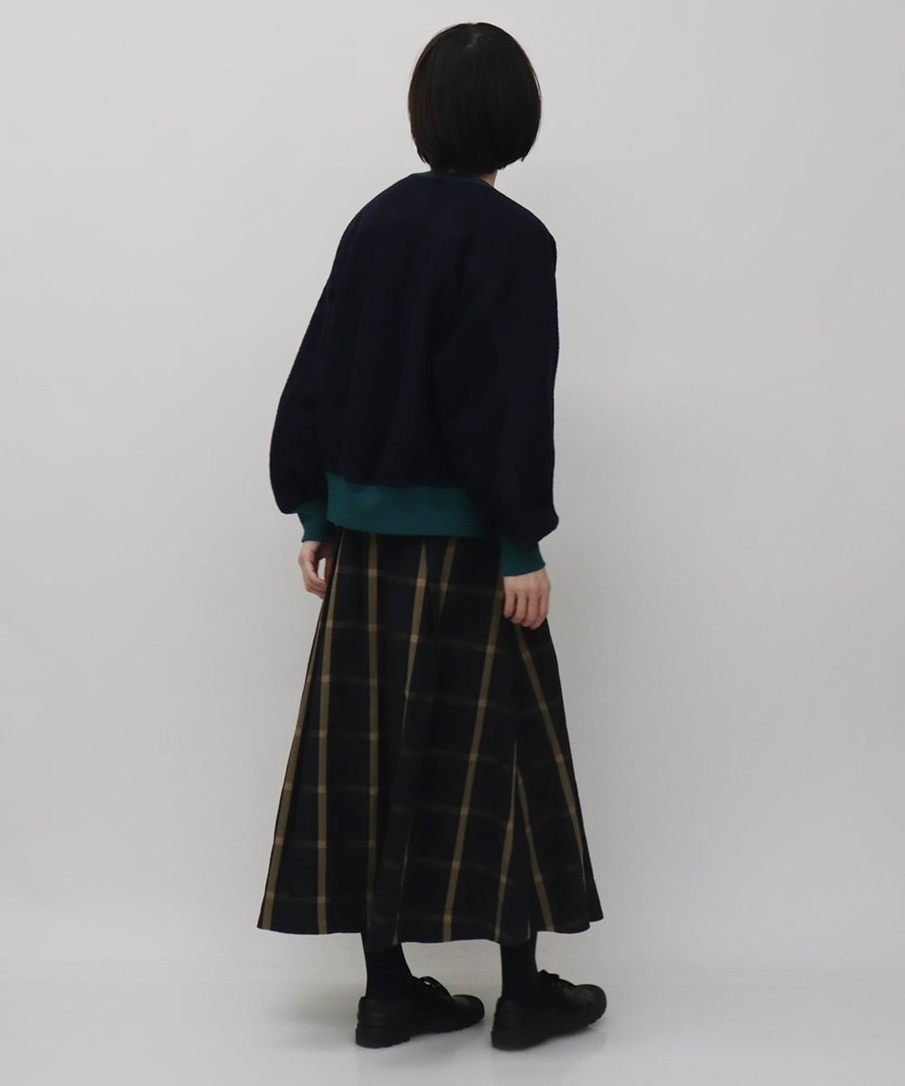 ZMJAT50220 al'aise modulation(アレーズモジュレーション) スライバーブルゾン ネイビー