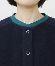 ZMJAT50220 al'aise modulation(アレーズモジュレーション) スライバーブルゾン ネイビー