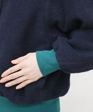 ZMJAT50220 al'aise modulation(アレーズモジュレーション) スライバーブルゾン ネイビー