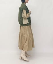 ZMJAW26178 al'aise modulation(アレーズモジュレーション) ボア切り替え中綿グベスト カーキ