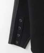 ZMJCE01140 al'aise modulation(アレーズモジュレーション) ドッキングデザインラグランジップブルゾン ブラック